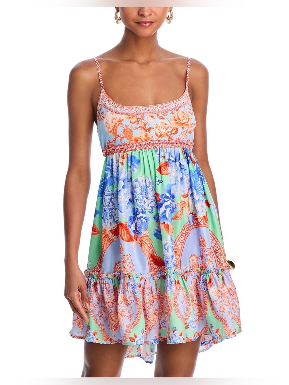 CAMILLA Topkapi Pop silk mini dress. Size XS